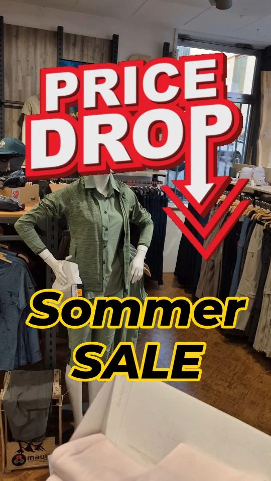 🌲☀️ Der Sommer-Sale ist da! Jetzt viele reduzierte Artikel in unserer Textilabteilung entdecken – für Damen und Herren. 🥾🏔️

Sichert euch Funktionsbekleidung und Outdoor-Styles zu richtig starken Preisen, bevor die besten Schnäppchen weg sind! 🔥

#Outdoor #Wandern #Outdoorliebe #Trekking #SommerSale